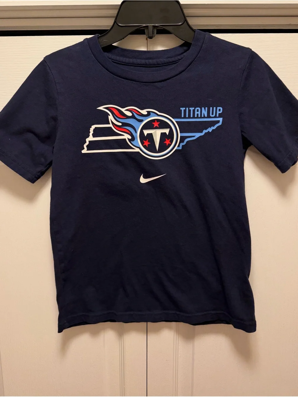 Nike Kids Navy 'Titan Up' Tennessee Titans Short Sleeve Tee